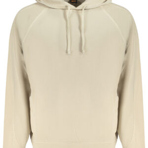 HUGO BOSS FELPA SENZA ZIP UOMO BEIGE