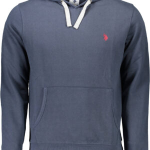 U.S. POLO FELPA CON ZIP UOMO BLU