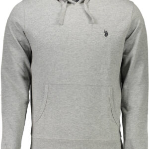 U.S. POLO FELPA SENZA ZIP UOMO GRIGIO