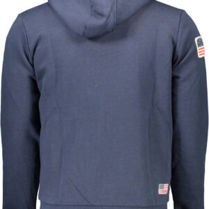 U.S. POLO FELPA CON ZIP UOMO BLU