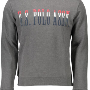 U.S. POLO FELPA SENZA ZIP UOMO GRIGIO
