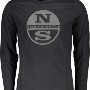 NORTH SAILS T-SHIRT MANICHE LUNGHE UOMO NERO