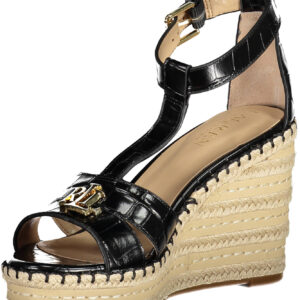 RALPH LAUREN CALZATURA SANDALO DONNA NERO