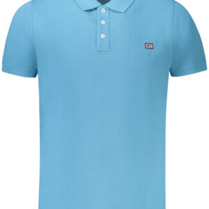 NORWAY 1963 POLO MANICHE CORTE UOMO AZZURRO