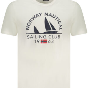 NORWAY 1963 T-SHIRT MANICHE CORTE UOMO BIANCO