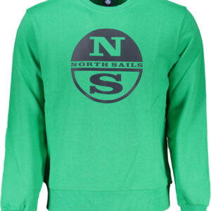 NORTH SAILS FELPA SENZA ZIP UOMO VERDE