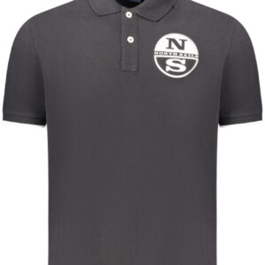 NORTH SAILS POLO MANICHE CORTE UOMO NERO