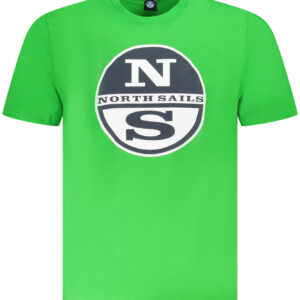 NORTH SAILS T-SHIRT MANICHE CORTE UOMO VERDE