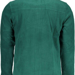 GIAN MARCO VENTURI FELPA CON ZIP UOMO VERDE