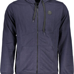 GIAN MARCO VENTURI FELPA CON ZIP UOMO BLU