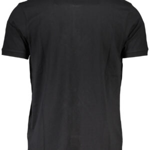 GIAN MARCO VENTURI POLO MANICHE CORTE UOMO NERO