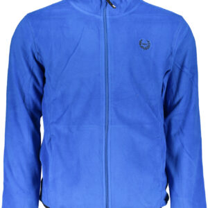 GIAN MARCO VENTURI FELPA CON ZIP UOMO BLU