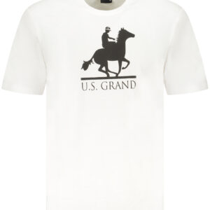 U.S. GRAND POLO T-SHIRT MANICHE CORTE UOMO BIANCO
