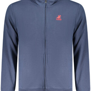 U.S. GRAND POLO FELPA CON ZIP UOMO BLU