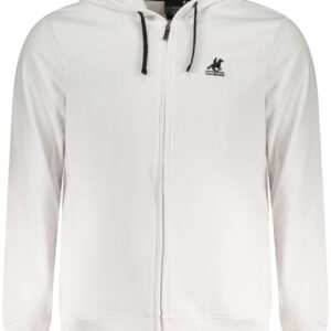U.S. GRAND POLO FELPA CON ZIP UOMO BIANCO