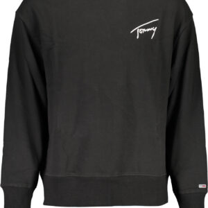 TOMMY HILFIGER FELPA SENZA ZIP UOMO NERO