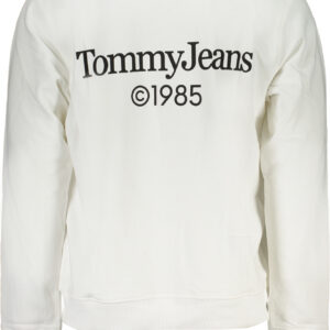 TOMMY HILFIGER FELPA SENZA ZIP UOMO BIANCO