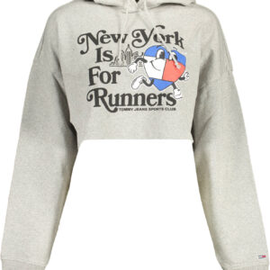 TOMMY HILFIGER FELPA SENZA ZIP DONNA GRIGIO