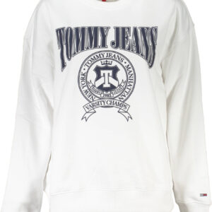 TOMMY HILFIGER FELPA SENZA ZIP DONNA BIANCO