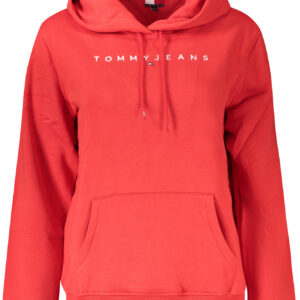 TOMMY HILFIGER FELPA SENZA ZIP DONNA ROSSO