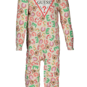 GUESS JEANS T-SHIRT MANICHE LUNGHE BAMBINO BIANCO