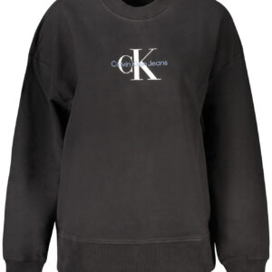 CALVIN KLEIN FELPA SENZA ZIP DONNA NERO