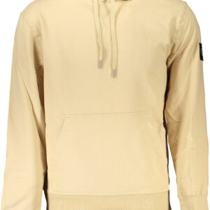 CALVIN KLEIN FELPA SENZA ZIP UOMO BEIGE