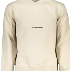 CALVIN KLEIN FELPA SENZA ZIP UOMO BEIGE