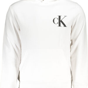 CALVIN KLEIN FELPA SENZA ZIP UOMO BIANCO