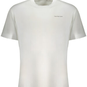 CALVIN KLEIN T-SHIRT MANICHE CORTE UOMO BIANCO