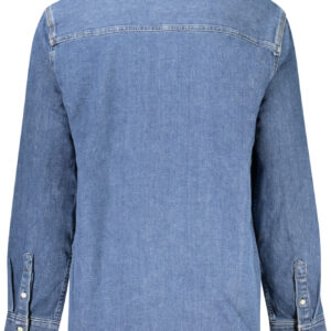 CALVIN KLEIN CAMICIA MANICHE LUNGHE UOMO BLU