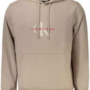 CALVIN KLEIN FELPA SENZA ZIP UOMO BEIGE