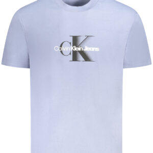 CALVIN KLEIN T-SHIRT MANICHE CORTE UOMO BLU
