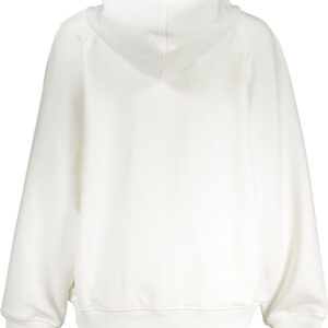 K-WAY FELPA CON ZIP DONNA BIANCO