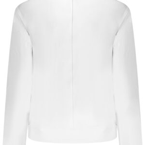 K-WAY FELPA CON ZIP DONNA BIANCO