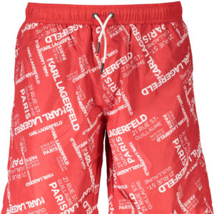 KARL LAGERFELD BEACHWEAR COSTUME PARTE SOTTO UOMO ROSSO