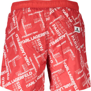 KARL LAGERFELD BEACHWEAR COSTUME PARTE SOTTO UOMO ROSSO