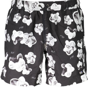 KARL LAGERFELD BEACHWEAR COSTUME PARTE SOTTO UOMO NERO