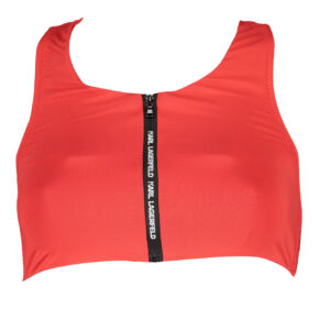 KARL LAGERFELD COSTUME PARTE SOPRA DONNA ROSSO