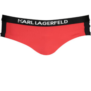 KARL LAGERFELD BEACHWEAR COSTUME PARTE SOTTO DONNA ROSSO
