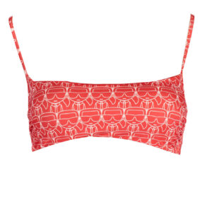 KARL LAGERFELD BEACHWEAR COSTUME PARTE SOPRA DONNA ROSSO