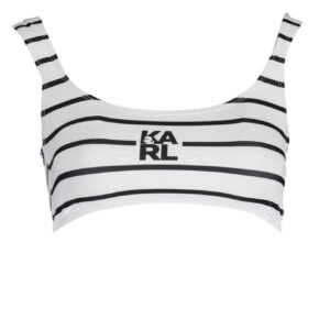 KARL LAGERFELD BEACHWEAR COSTUME PARTE SOPRA DONNA BIANCO