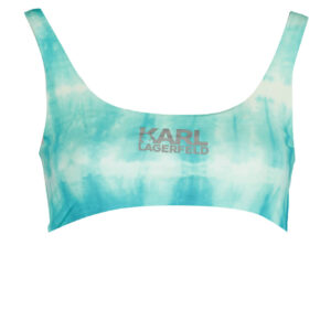 KARL LAGERFELD BEACHWEAR COSTUME PARTE SOPRA DONNA AZZURRO