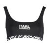 KARL LAGERFELD BEACHWEAR COSTUME PARTE SOPRA DONNA NERO