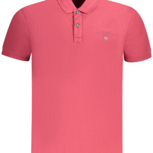 NAPAPIJRI POLO MANICHE CORTE UOMO ROSSO