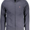 NAPAPIJRI FELPA CON ZIP UOMO BLU