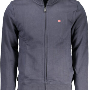 NAPAPIJRI FELPA CON ZIP UOMO BLU