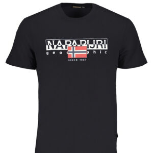 NAPAPIJRI T-SHIRT MANICHE CORTE UOMO NERO