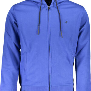 U.S. GRAND POLO FELPA CON ZIP UOMO BLU
