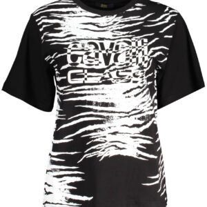 CAVALLI CLASS T-SHIRT MANICHE CORTE DONNA NERO